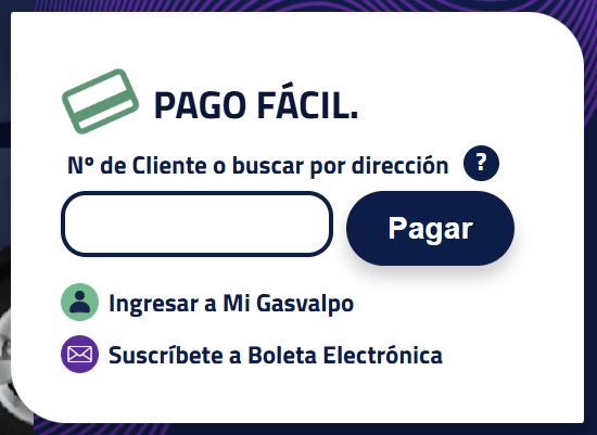 Gasvalpo Pago fácil