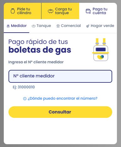 Pagar Lipigas vía web