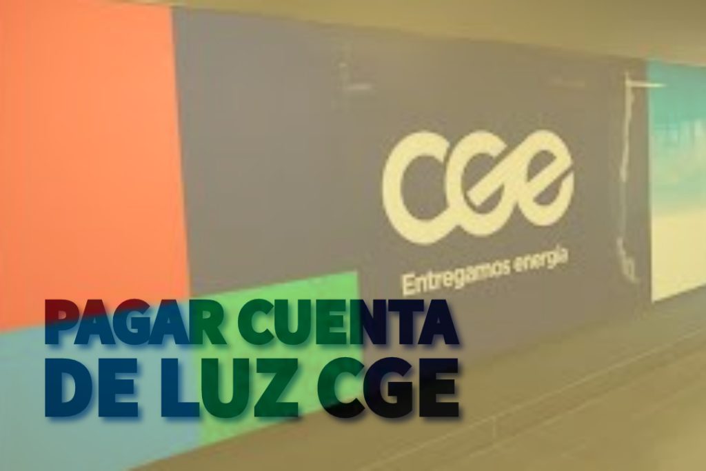 Pagar cuenta de luz CGE en línea