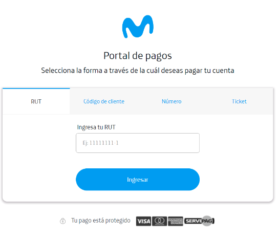 Portal pagos Movistar Chile