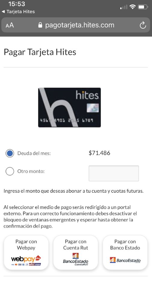 Pago Hites App