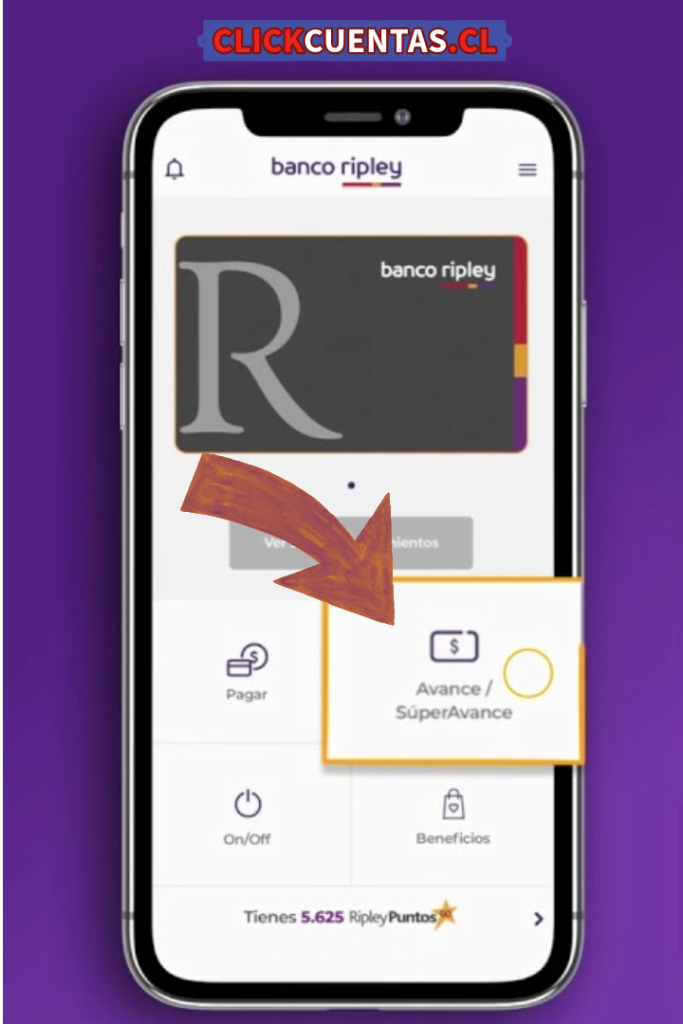 Solicitar Avance de Efectivo en la App Banco Ripley